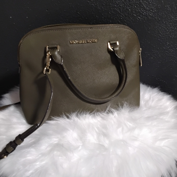 Michael Kors Olive Green Handbag - Picture 1 of 5